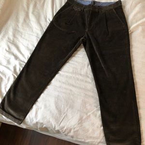 J. Crew Single-pleat 10-wale corduroy pant